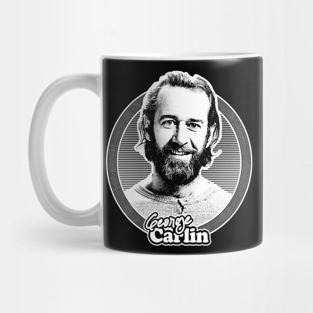 George Carlin // 70s Style Retro Fan Art by DankFutura